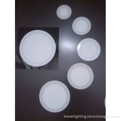 12W/1,200lm Round LED Panel Light, Available for Home/Office Lighting with Emergency Function